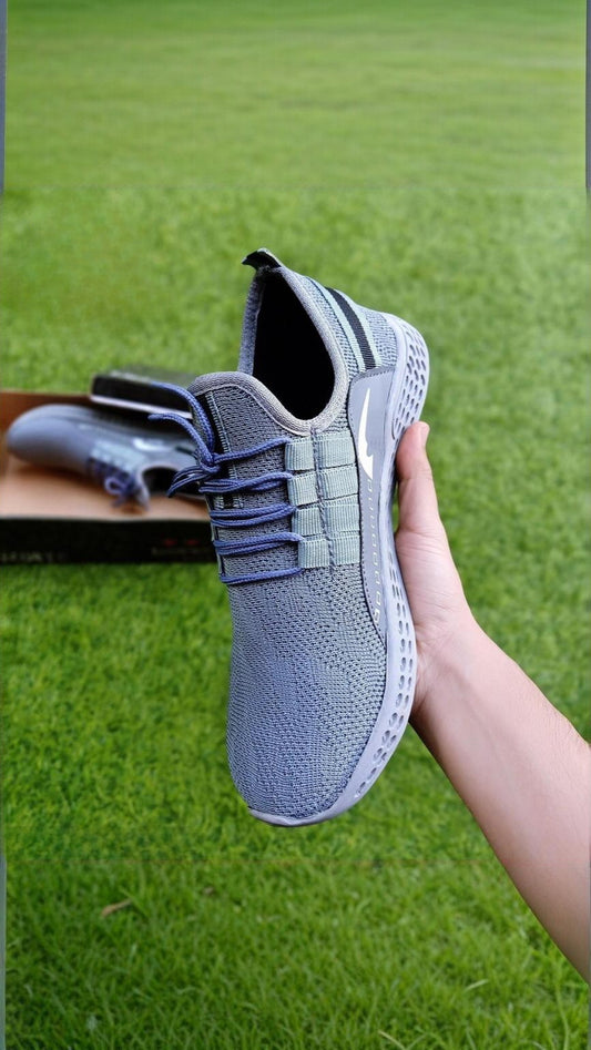 Grey Comfortable Running Sneakers