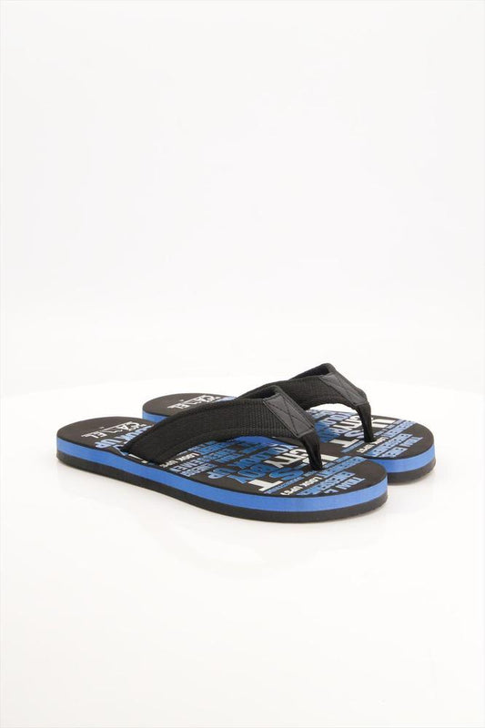 Black & Blue Comfort Flip Flop